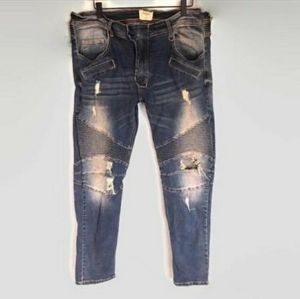 🎉 50% OFF KDNK Distressed Destroyed Moto Jeans